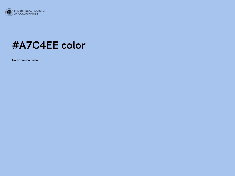 #A7C4EE color image