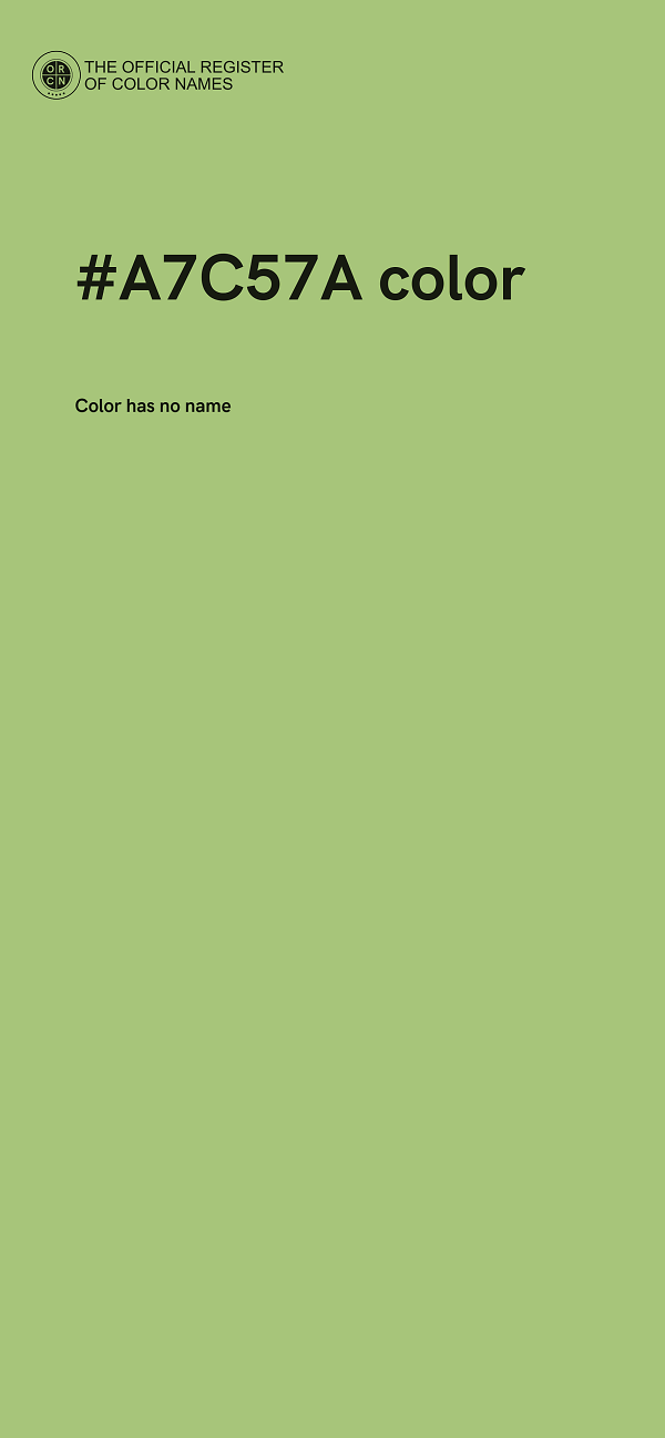 #A7C57A color image