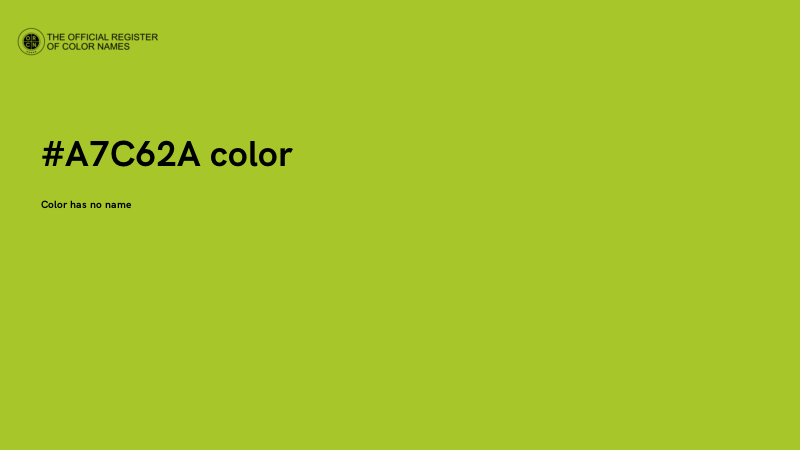 #A7C62A color image