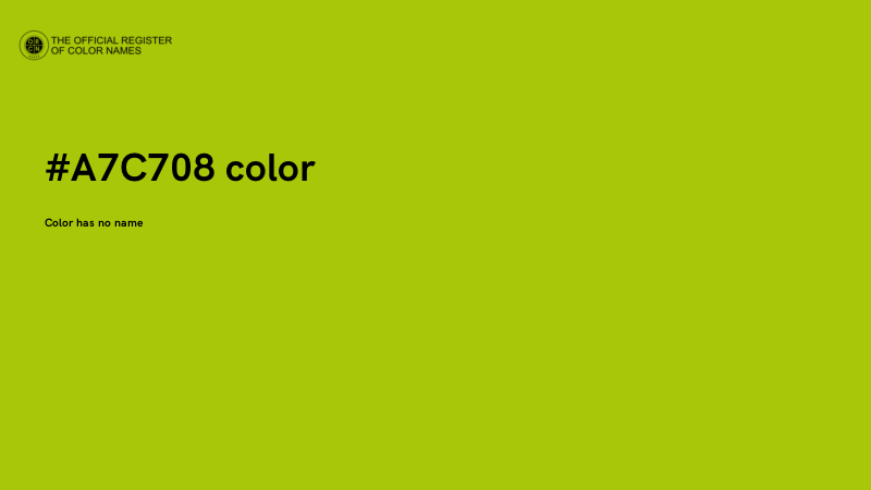 #A7C708 color image