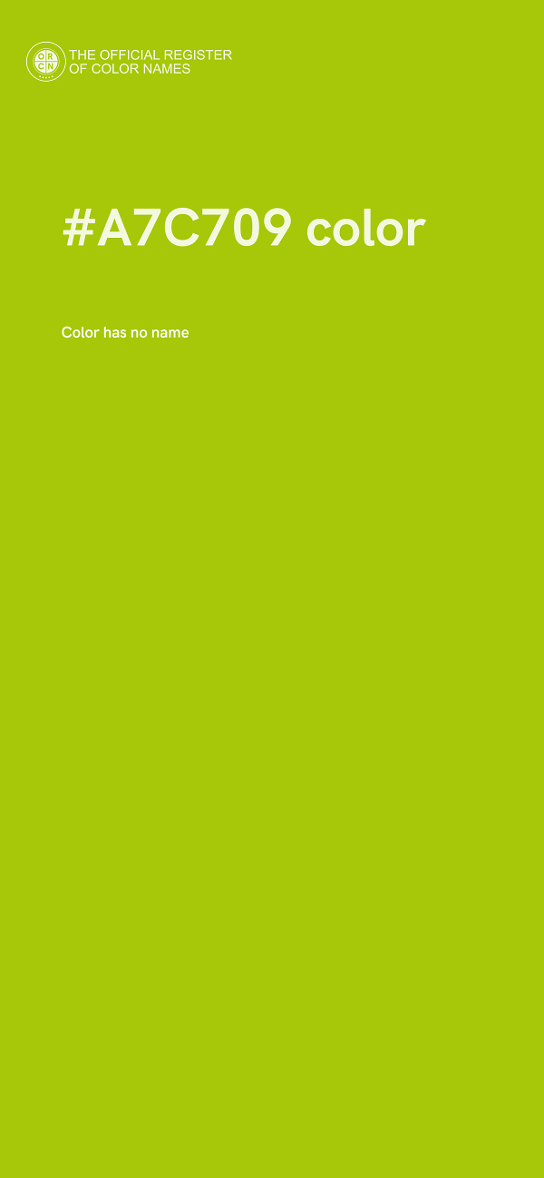 #A7C709 color image