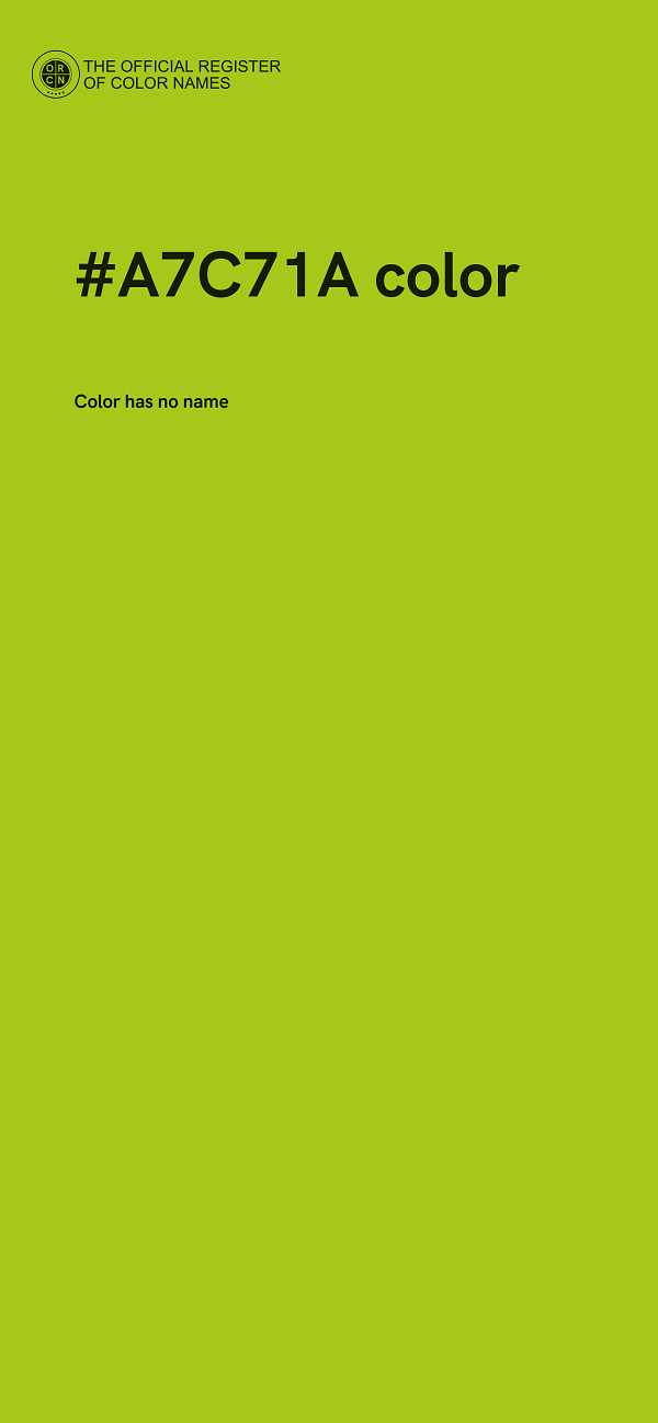 #A7C71A color image
