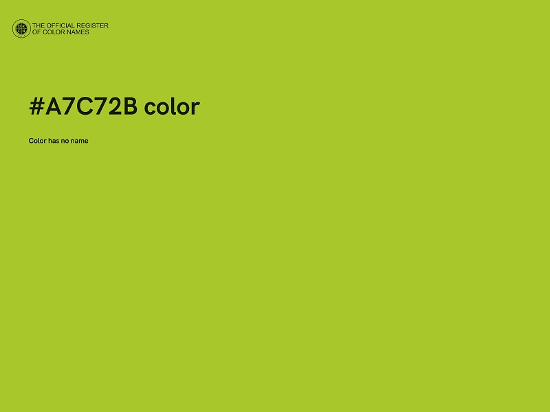 #A7C72B color image