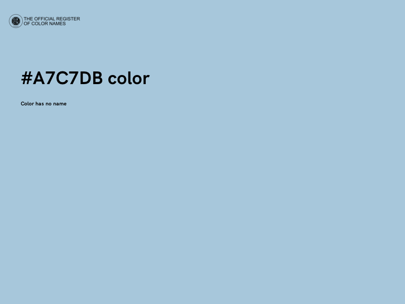 #A7C7DB color image