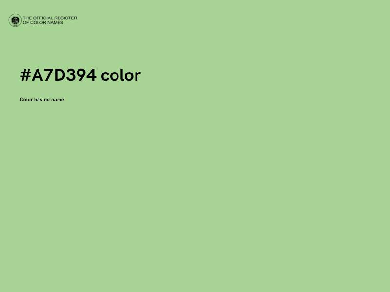 #A7D394 color image