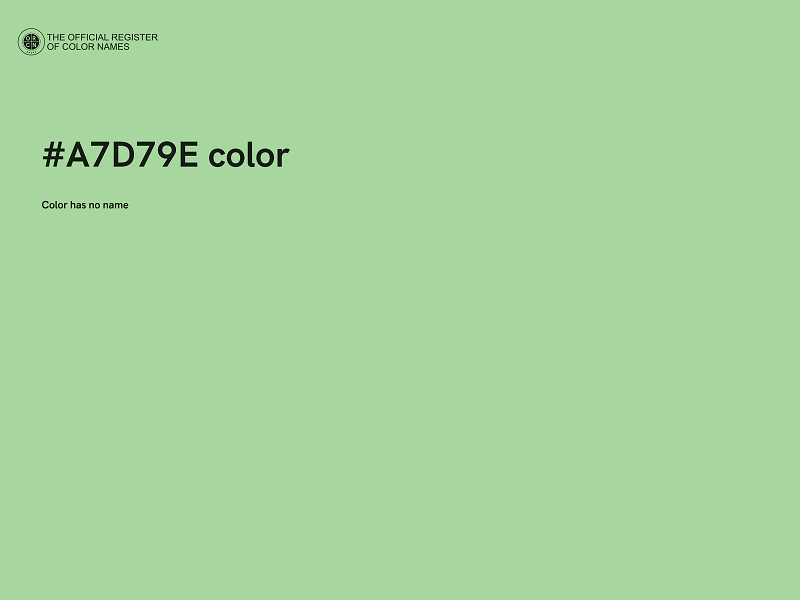 #A7D79E color image