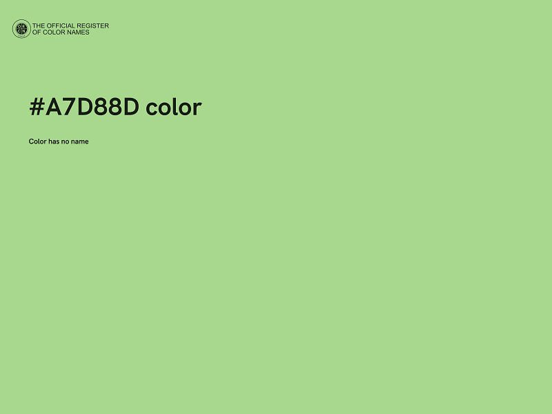 #A7D88D color image