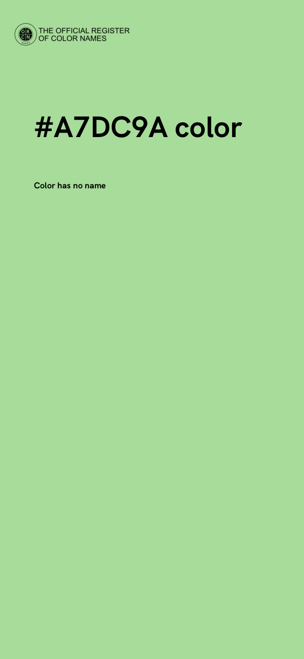 #A7DC9A color image
