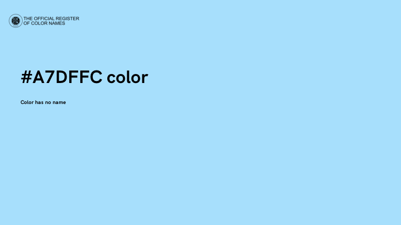 #A7DFFC color image