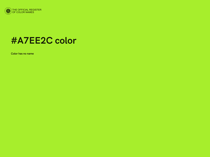 #A7EE2C color image