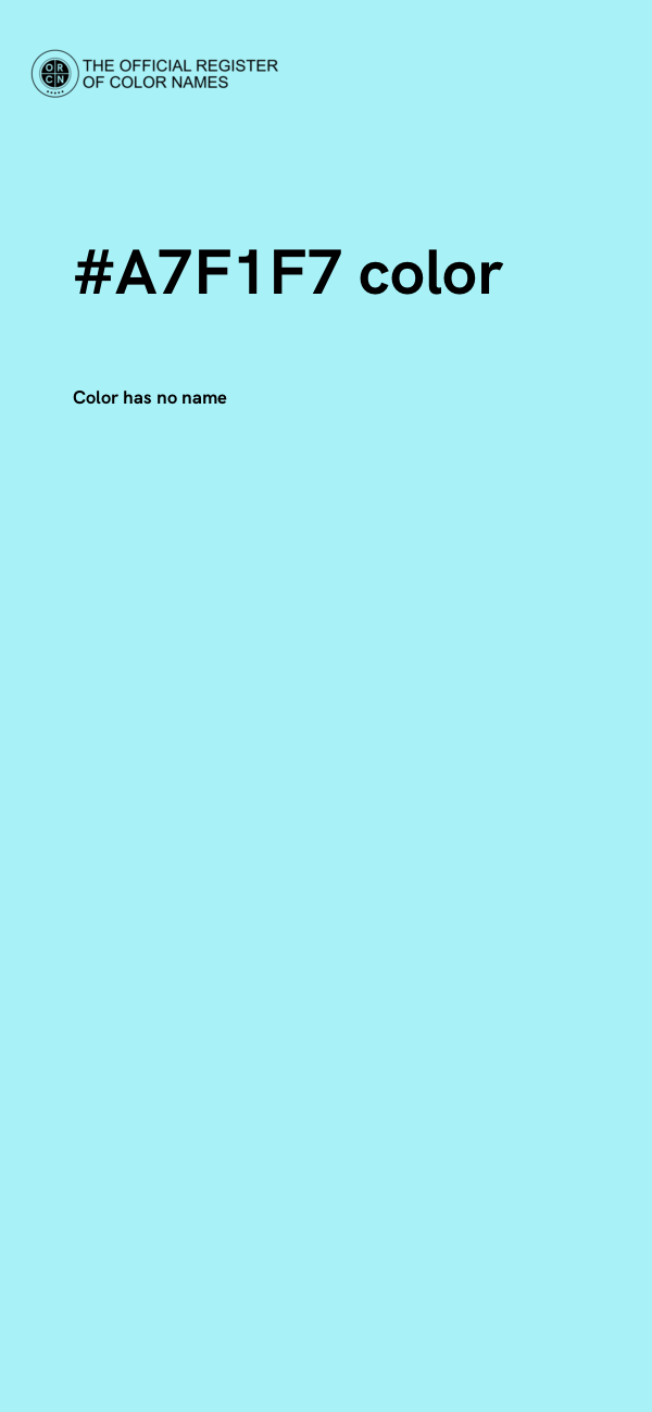 #A7F1F7 color image