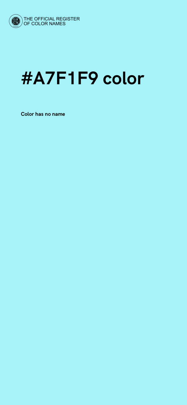 #A7F1F9 color image