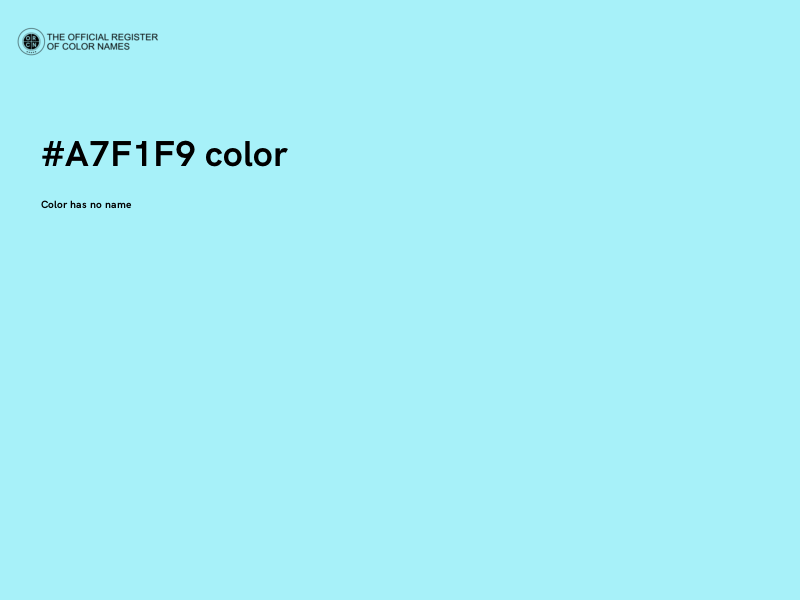 #A7F1F9 color image