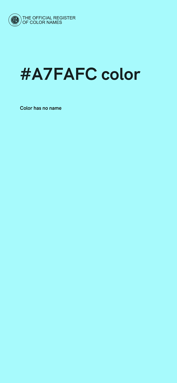 #A7FAFC color image