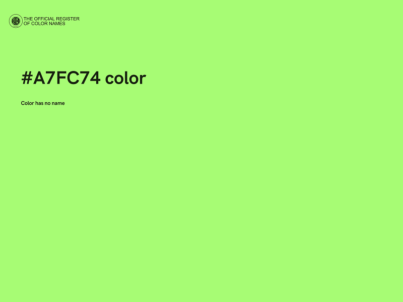 #A7FC74 color image