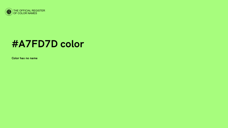 #A7FD7D color image