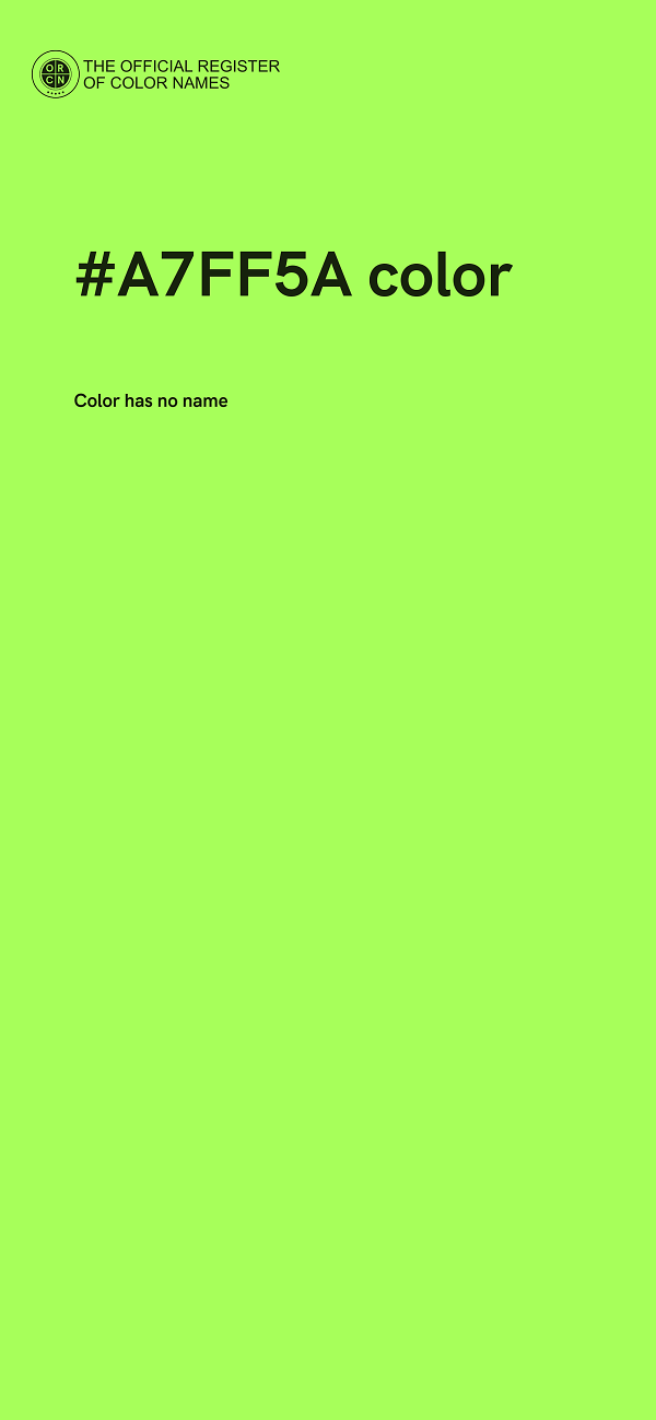 #A7FF5A color image