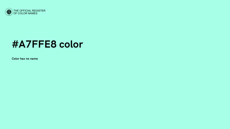 #A7FFE8 color image