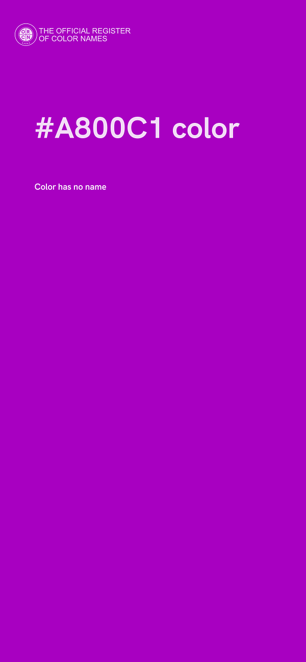 #A800C1 color image