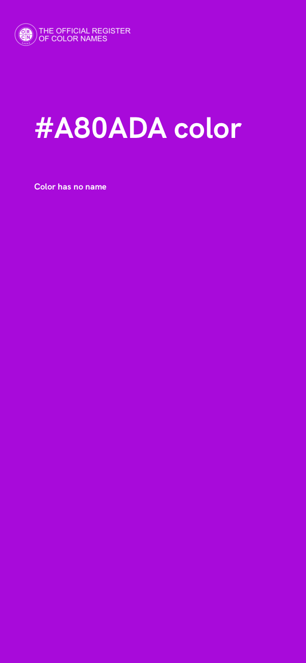 #A80ADA color image
