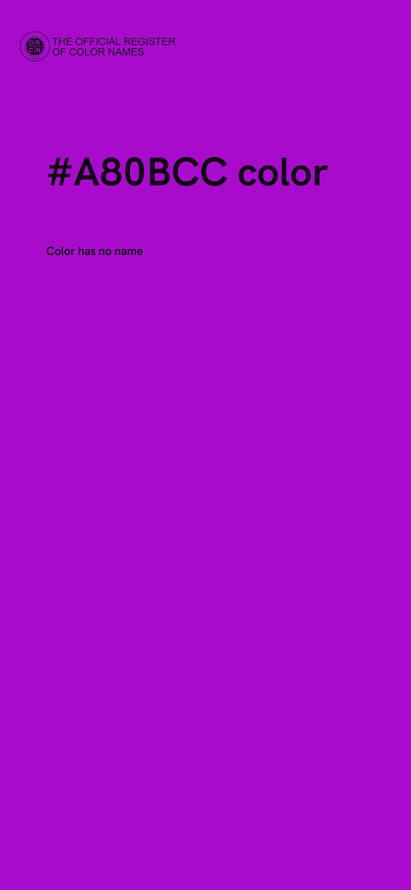 #A80BCC color image