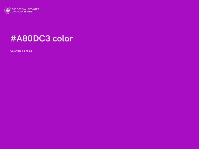 #A80DC3 color image