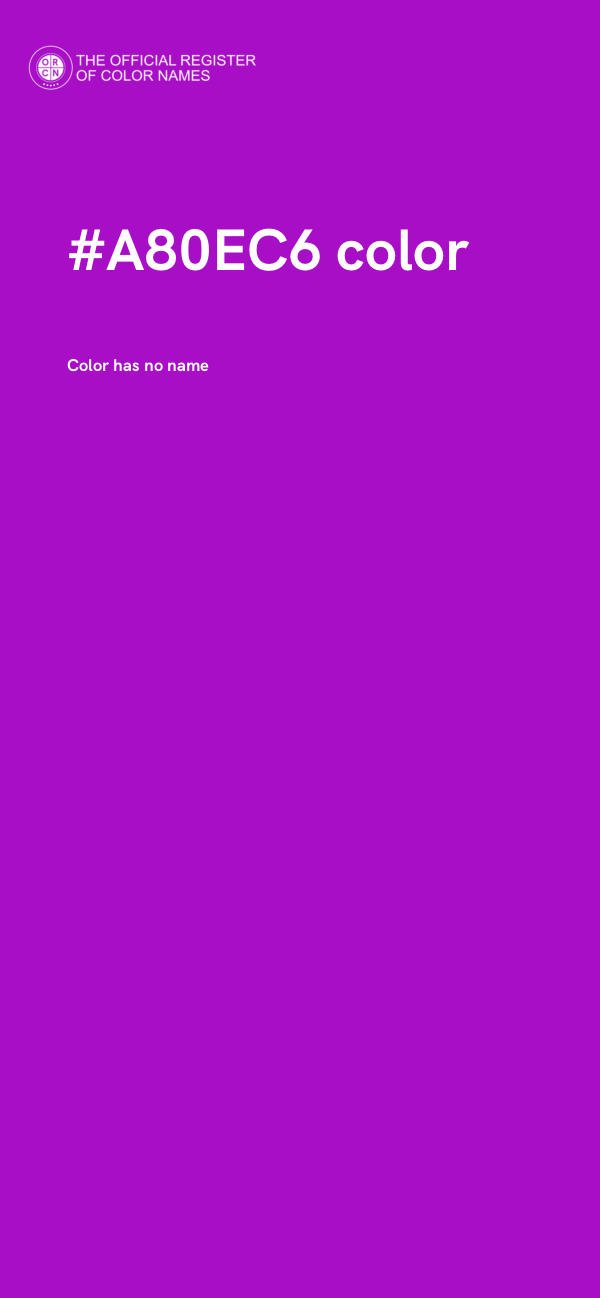 #A80EC6 color image