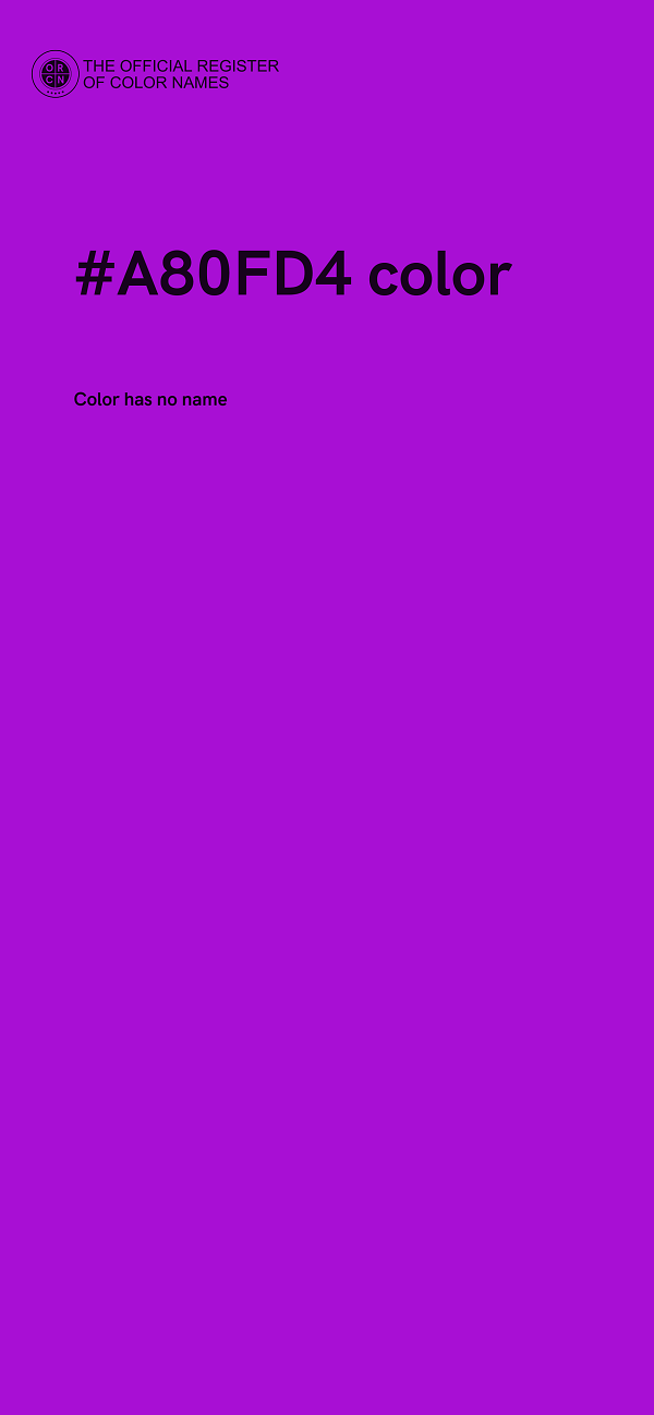 #A80FD4 color image