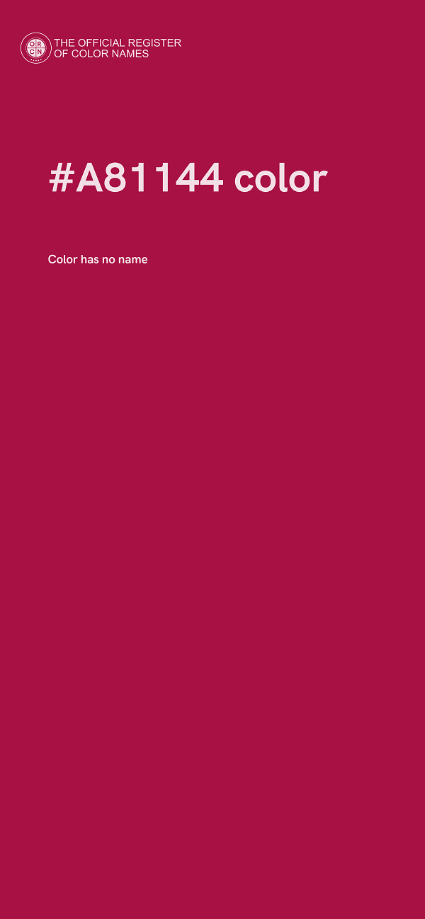 #A81144 color image