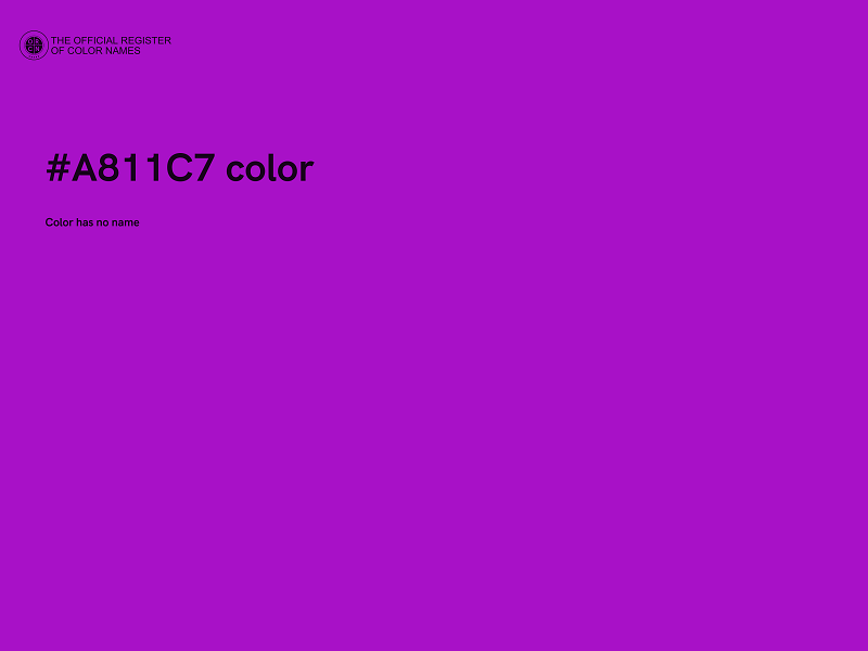 #A811C7 color image