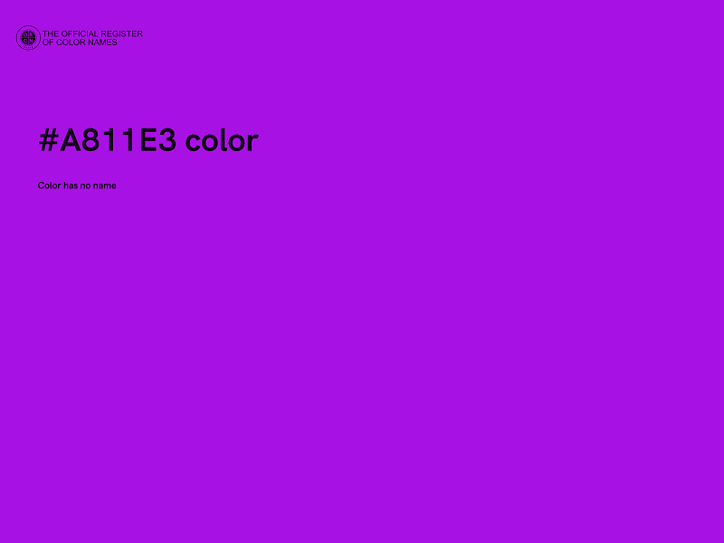#A811E3 color image