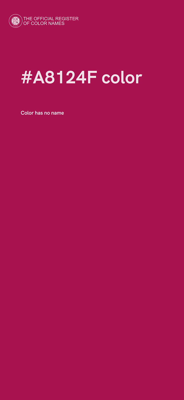 #A8124F color image