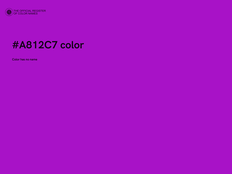 #A812C7 color image