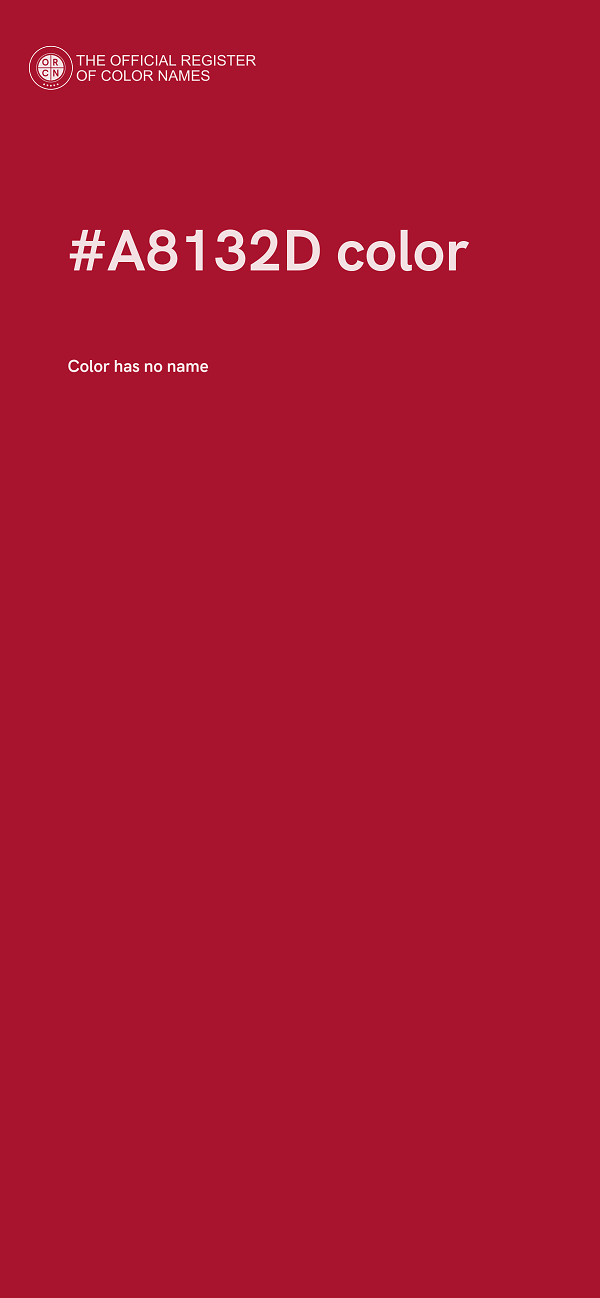 #A8132D color image
