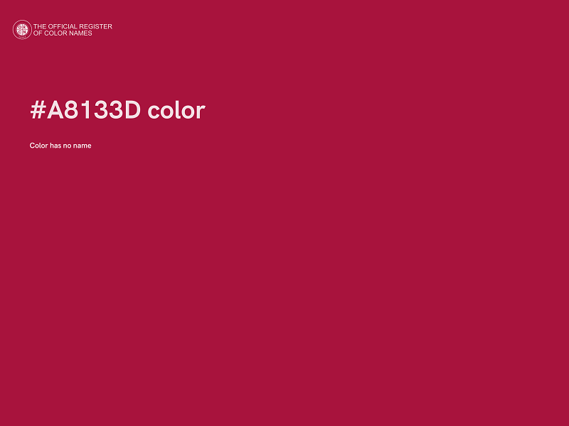#A8133D color image