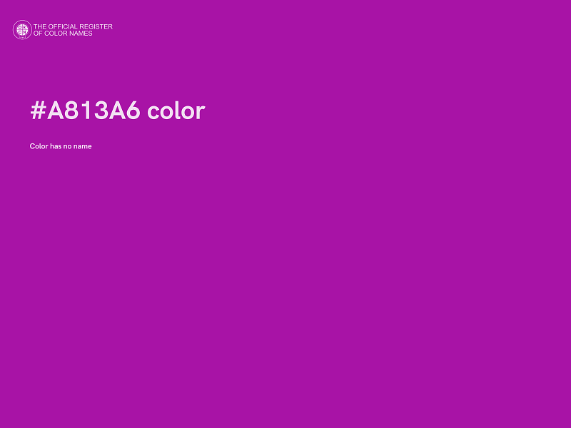 #A813A6 color image