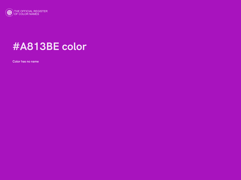 #A813BE color image