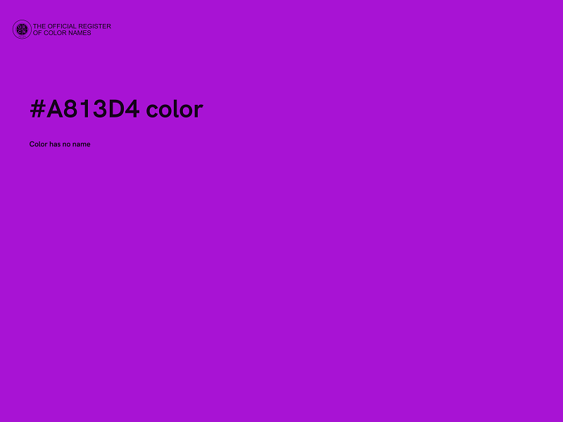 #A813D4 color image