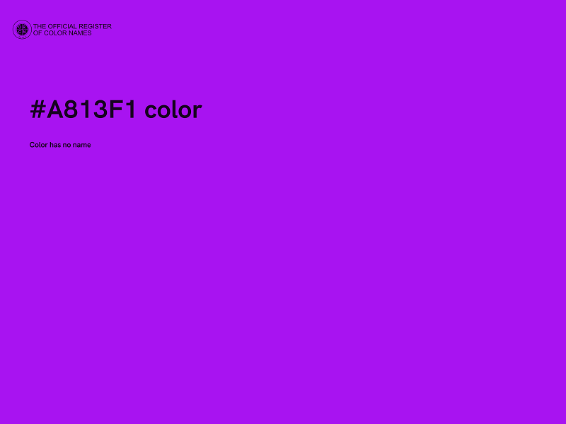 #A813F1 color image