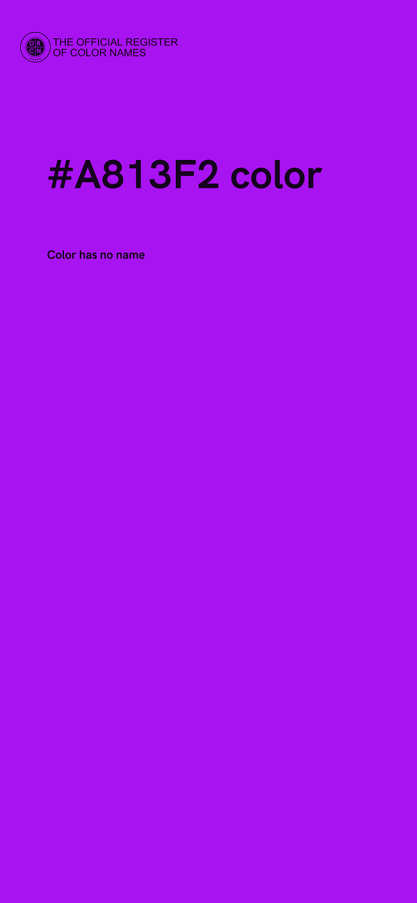 #A813F2 color image