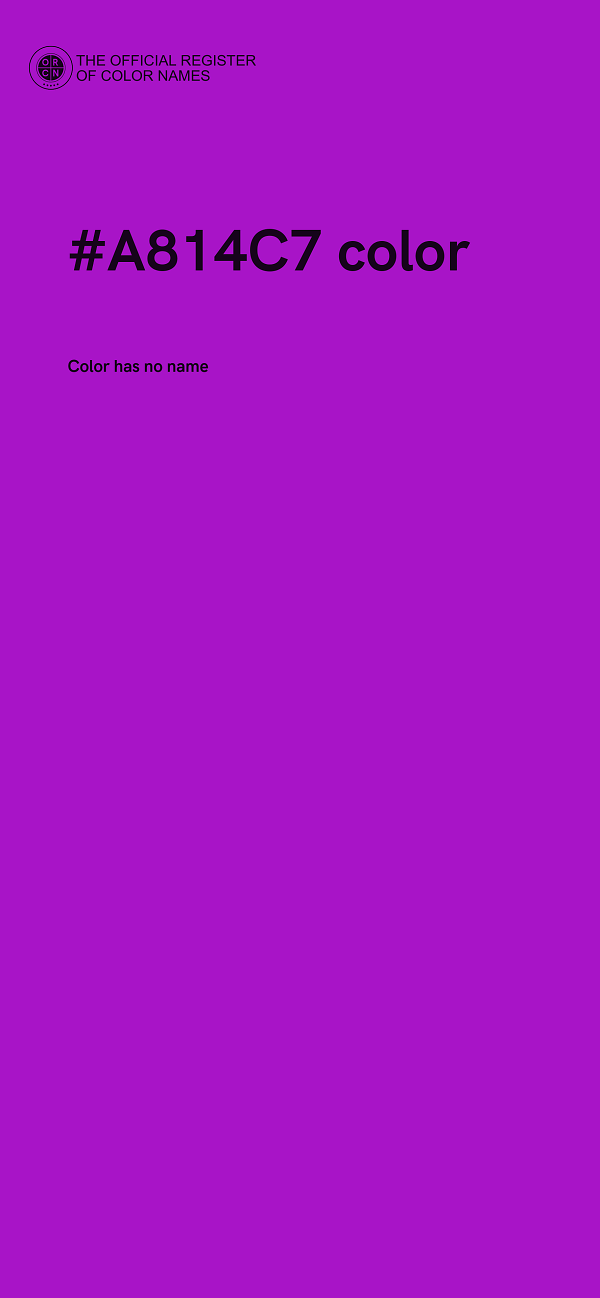 #A814C7 color image