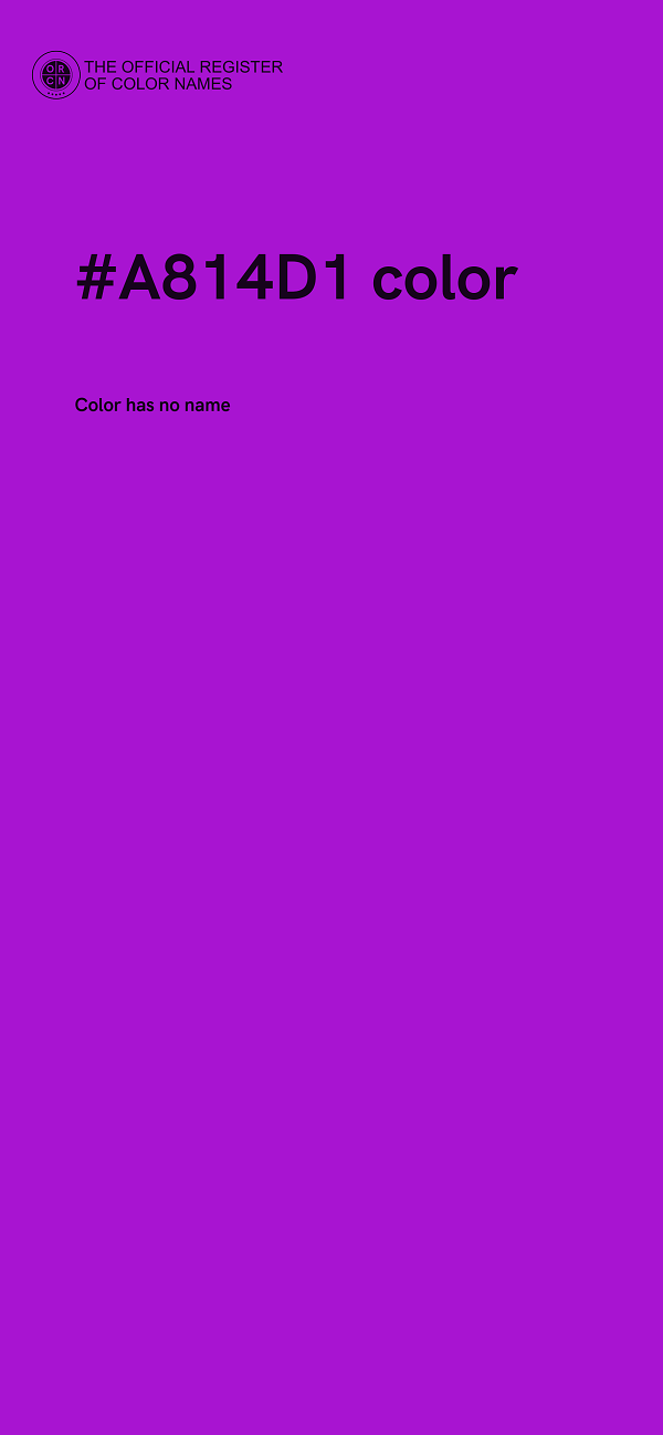 #A814D1 color image