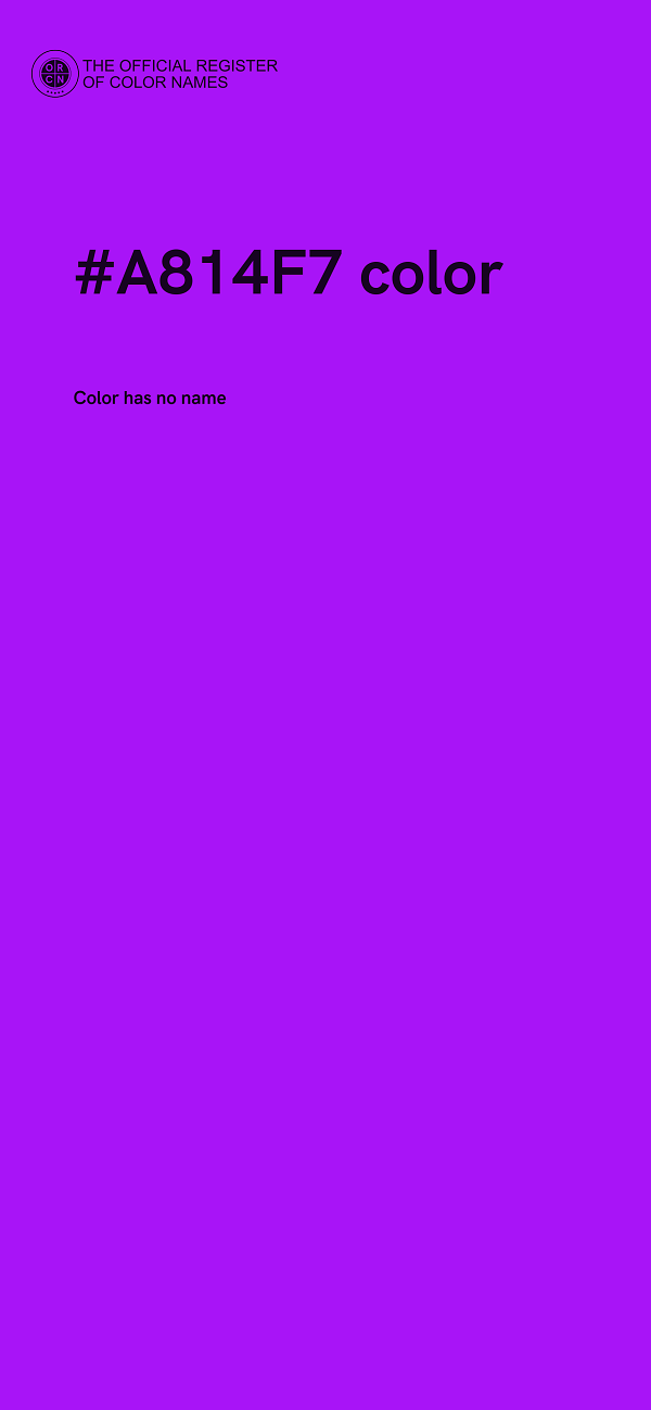#A814F7 color image