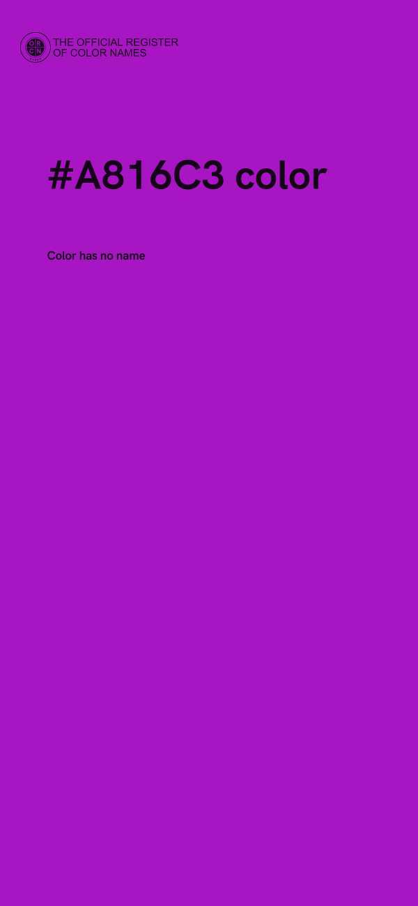 #A816C3 color image