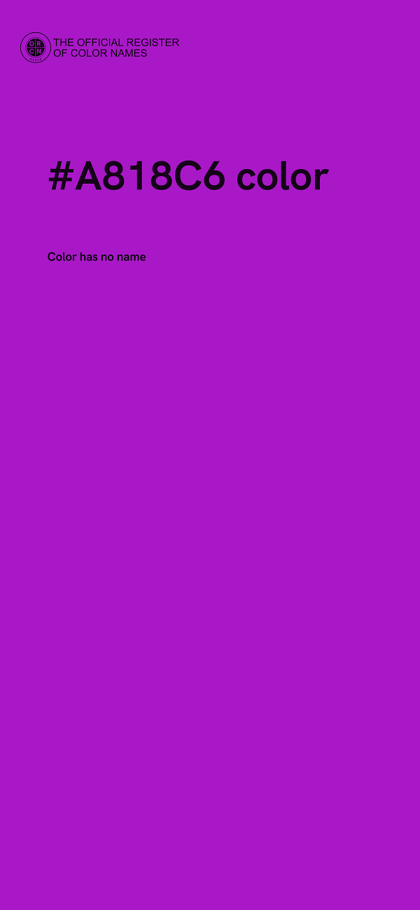 #A818C6 color image