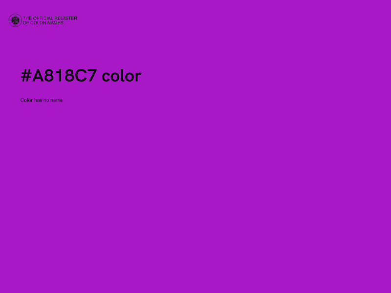 #A818C7 color image