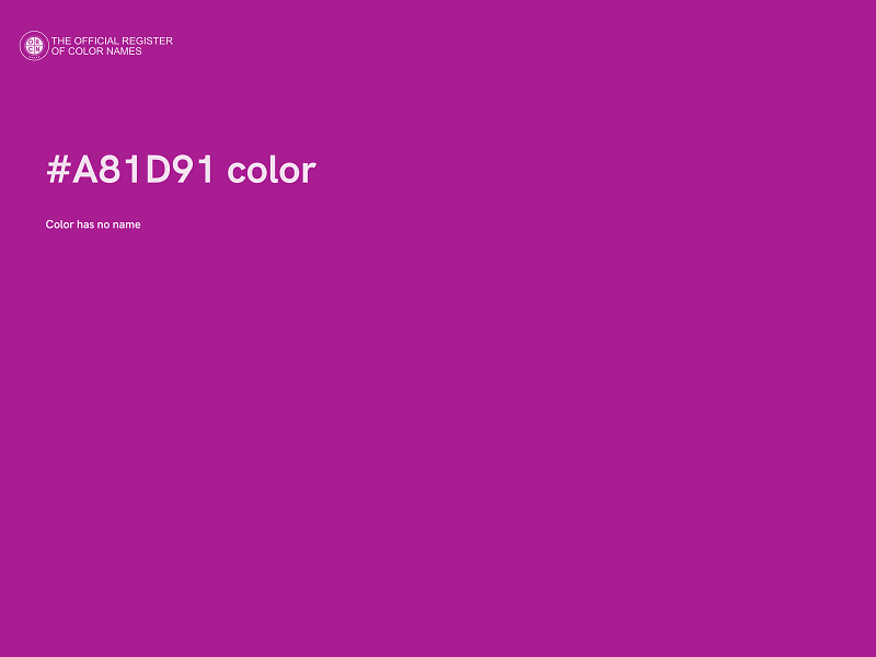 #A81D91 color image