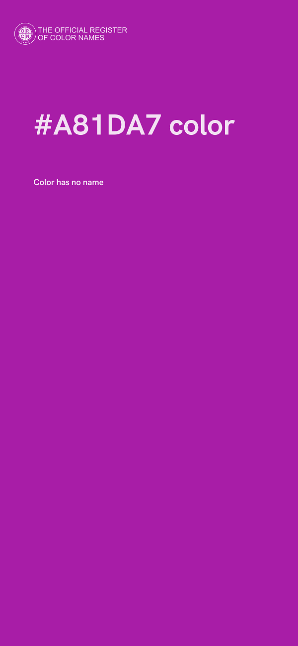 #A81DA7 color image
