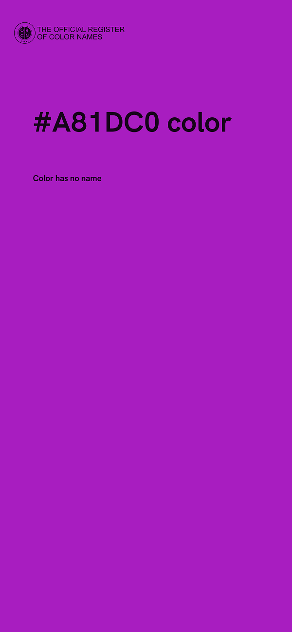 #A81DC0 color image