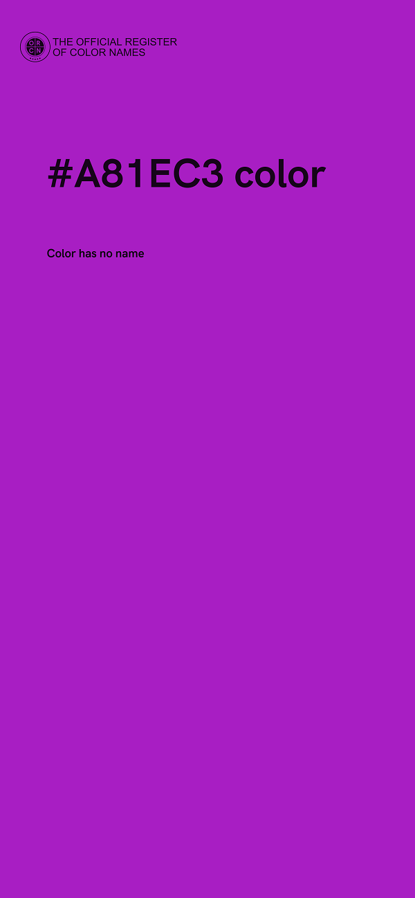#A81EC3 color image